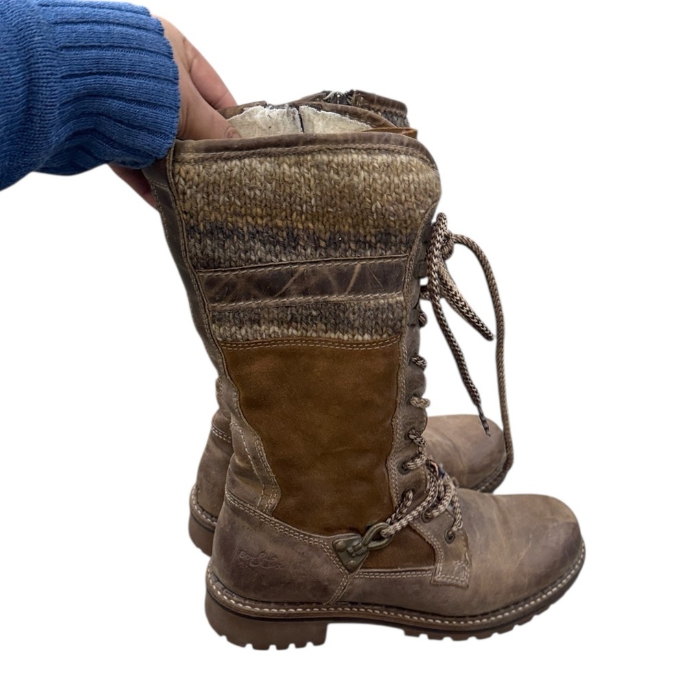 Bos. And Co. Caird women's wool-lined waterproof leather boots size 39
